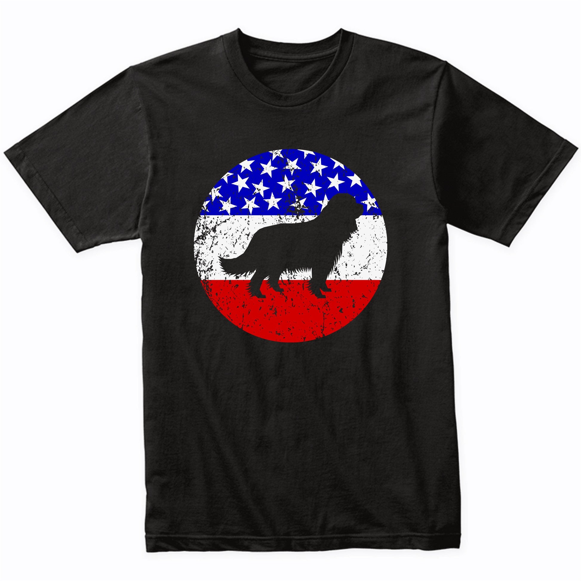 American Flag Cavalier King Charles Spaniel Shirt - Retro Dog T-Shirt