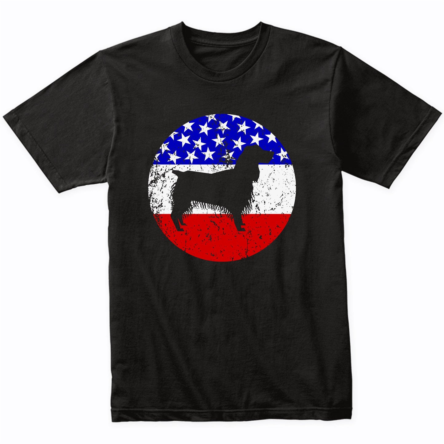 American Flag English Springer Spaniel Shirt - Retro Dog T-Shirt