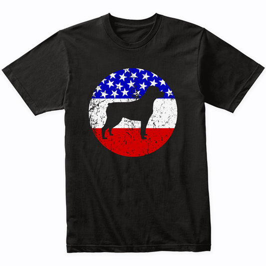 American Flag Rottweiler Shirt - Retro Rottweiler Dog T-Shirt