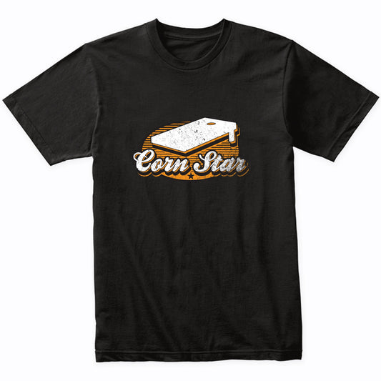 Corn Star Funny Cornhole Tournament T-Shirt