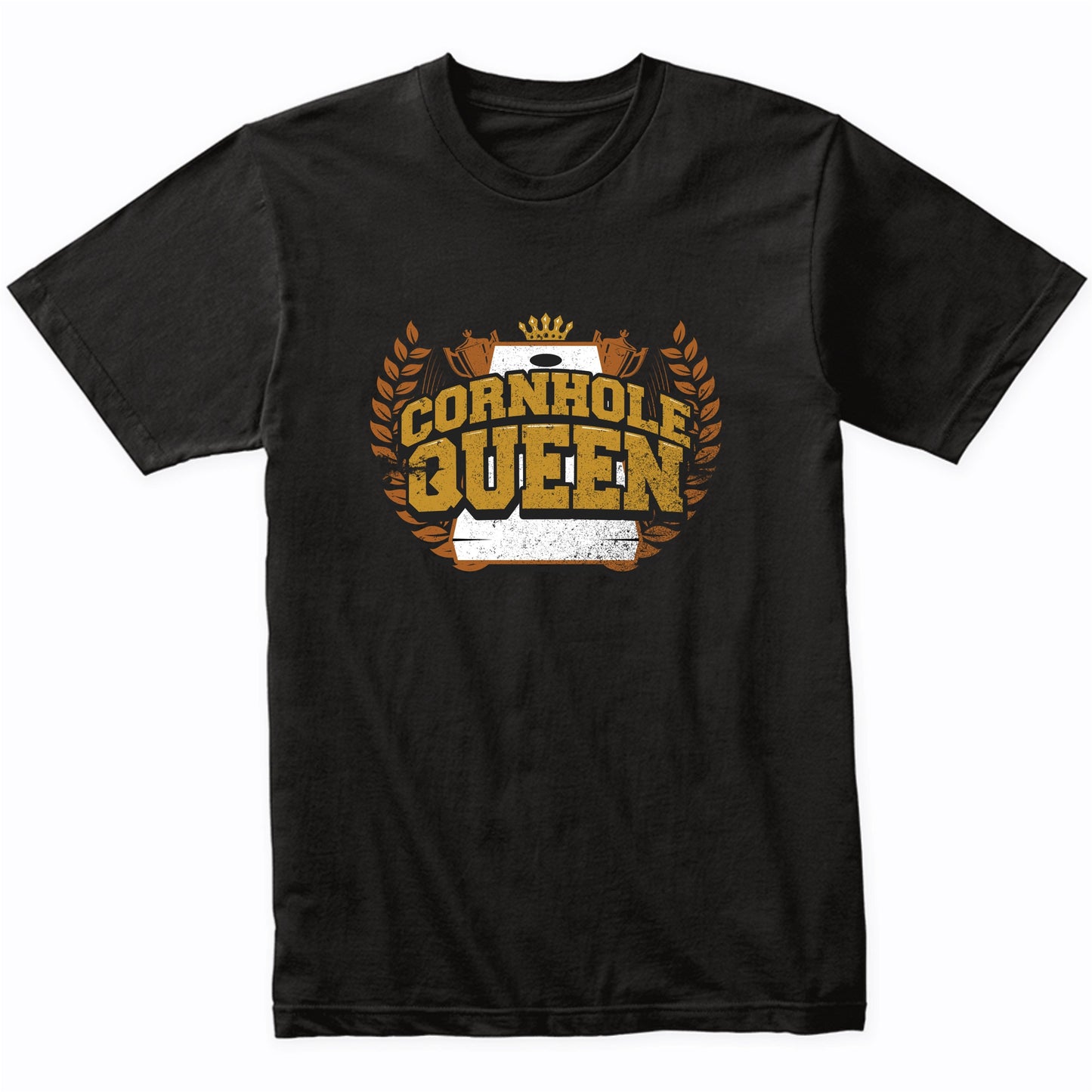 Cornhole Queen Funny Cornhole Tournament T-Shirt