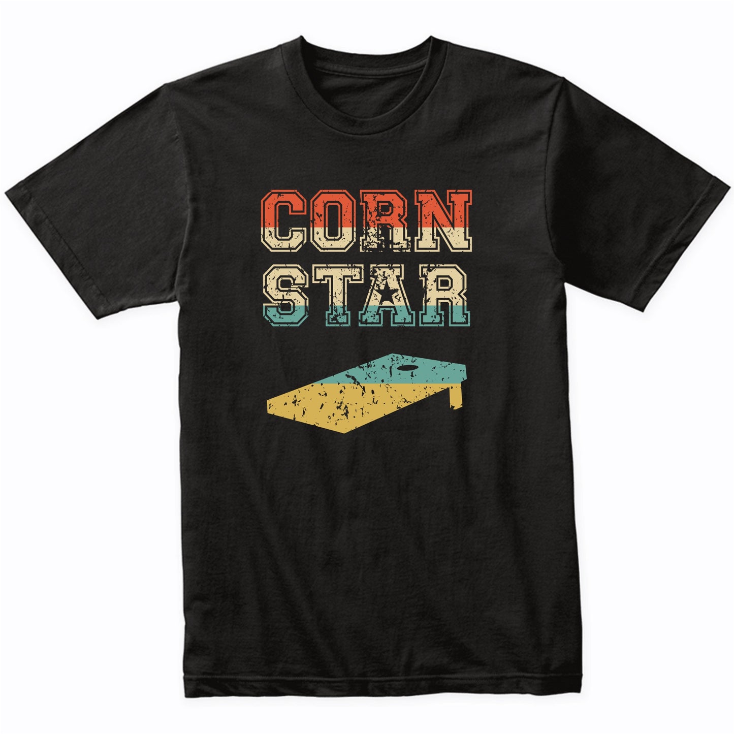 Corn Star Funny Cornhole Tournament T-Shirt