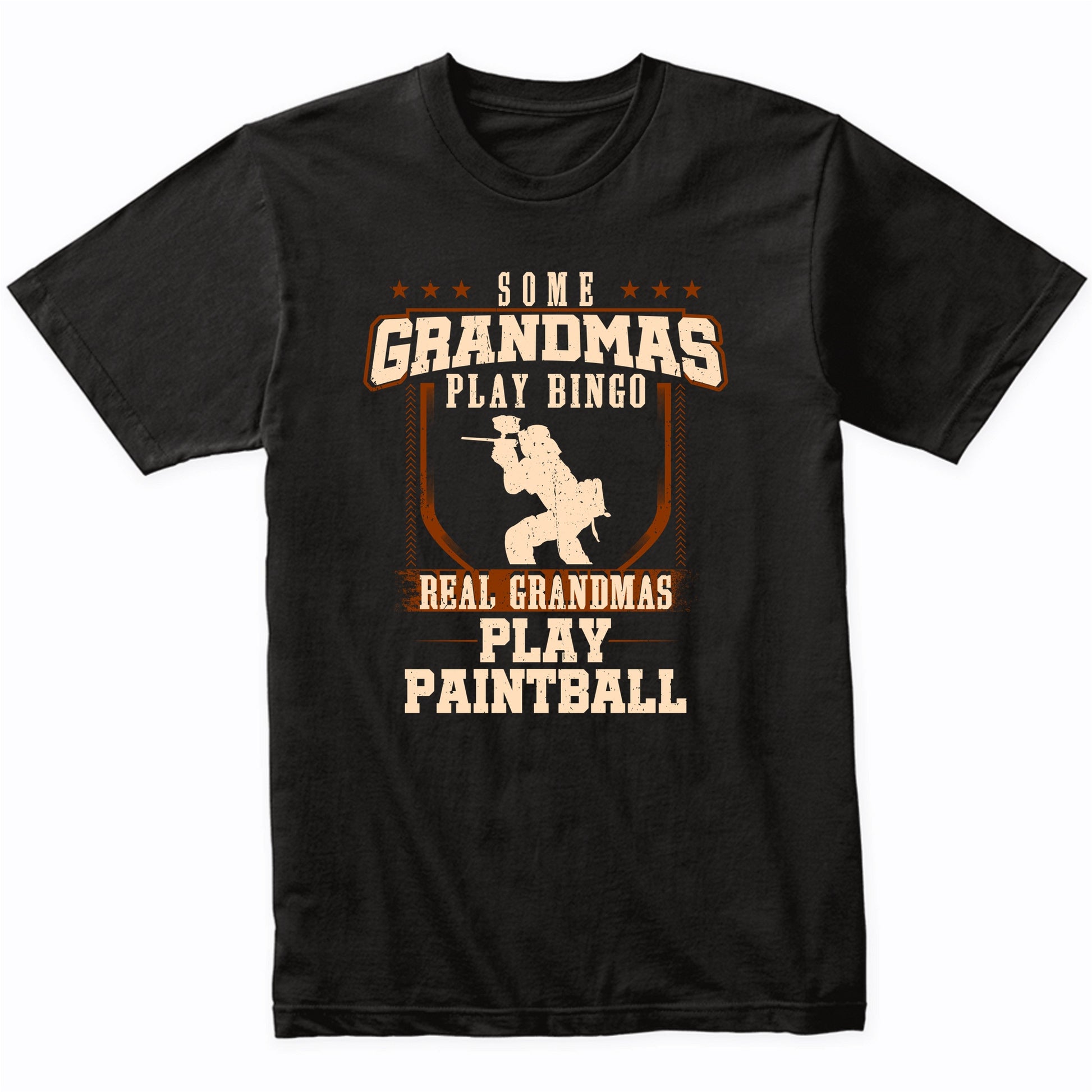 Some Grandmas Play Bingo Real Grandmas Play Paintball Shirt