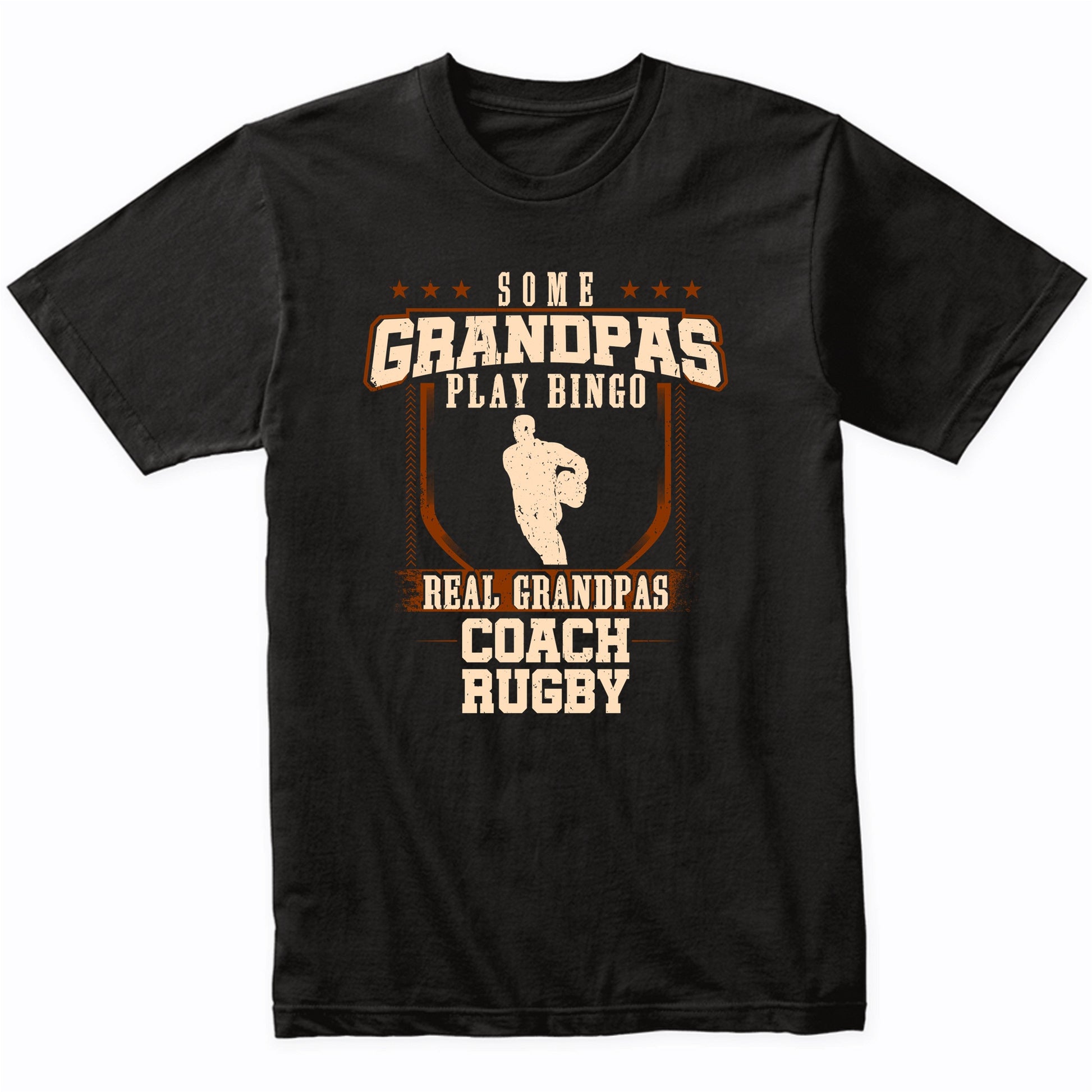 Some Grandpas Play Bingo Real Grandpas Coach Rugby Shirt