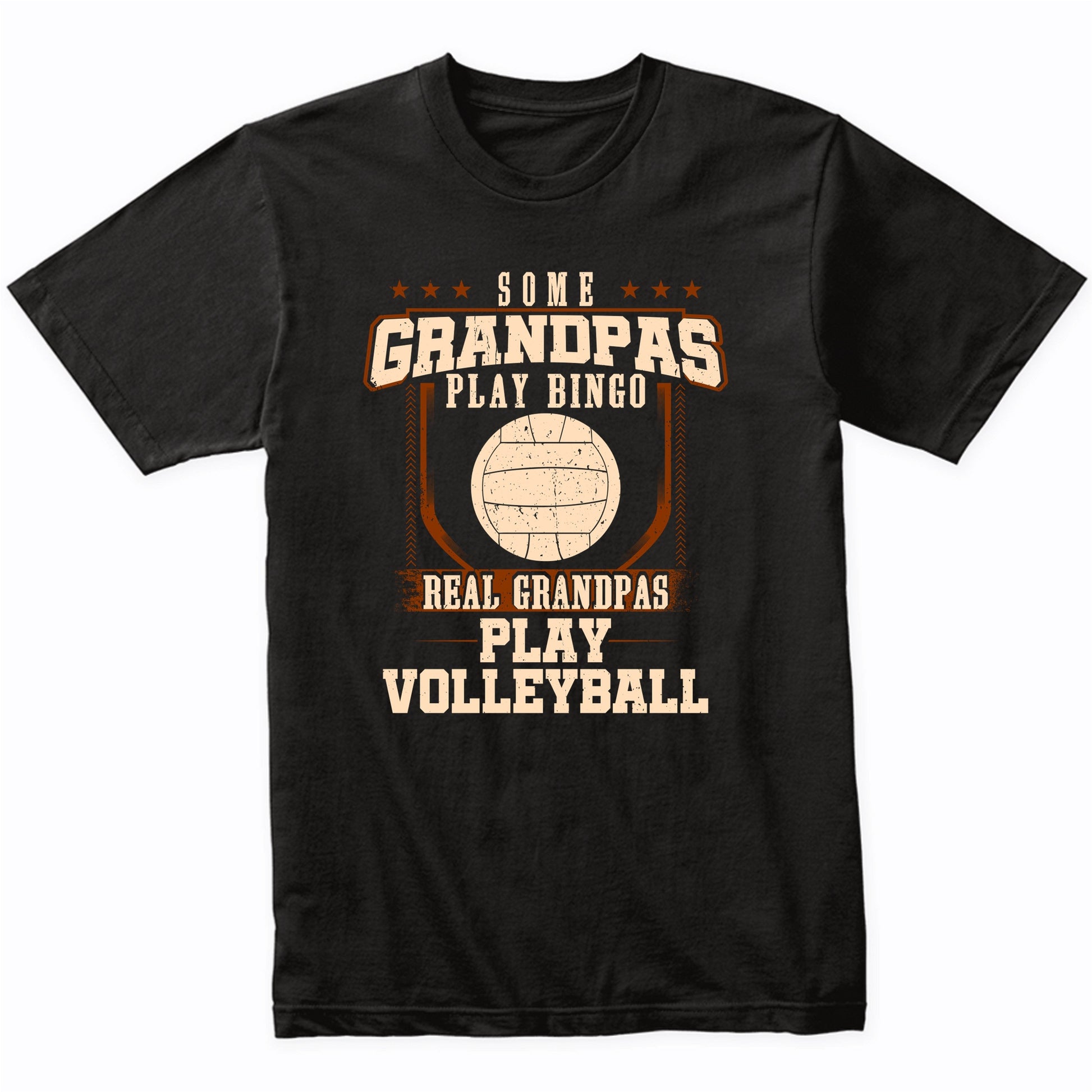 Some Grandpas Play Bingo Real Grandpas Play Volleyball Shirt