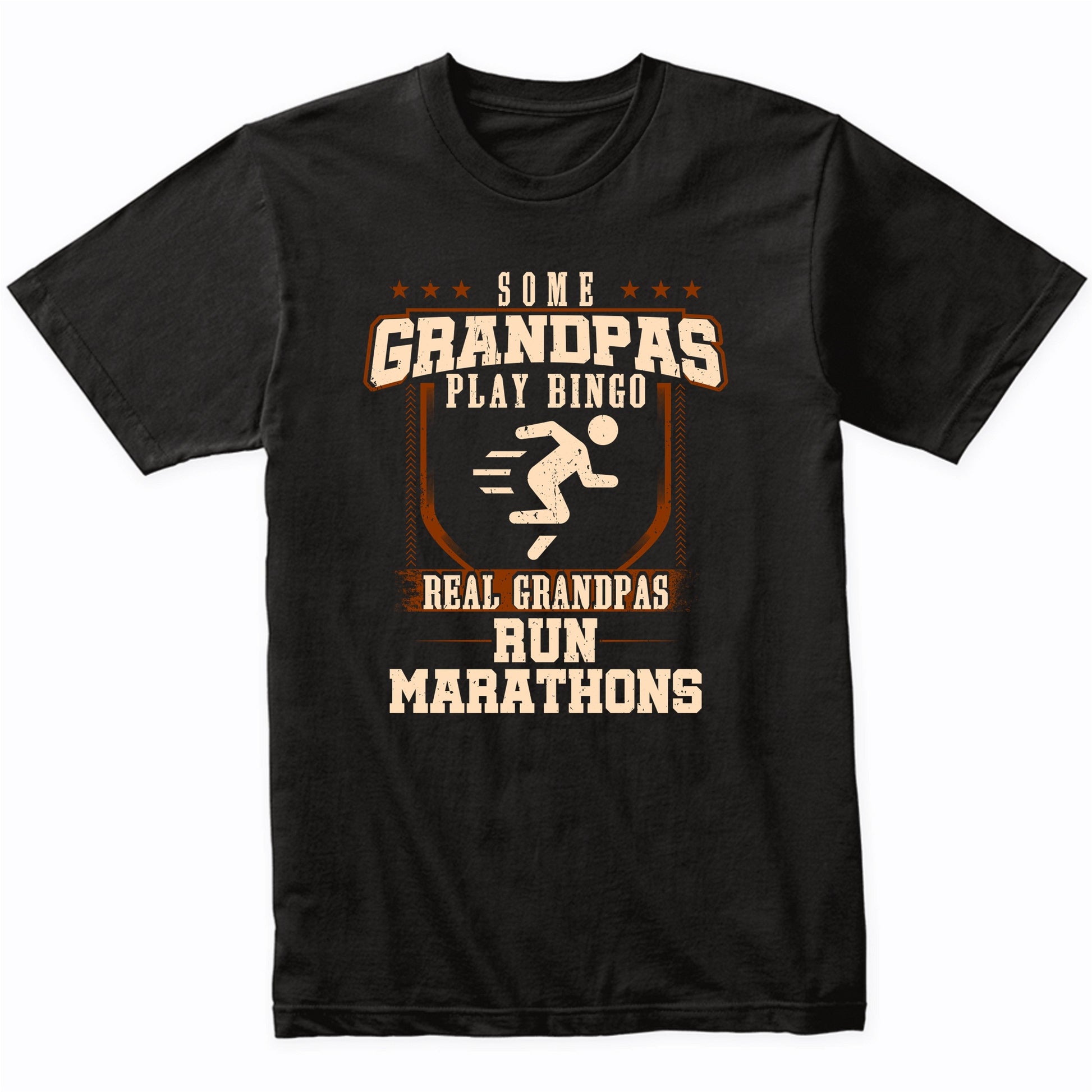 Some Grandpas Play Bingo Real Grandpas Run Marathons Shirt