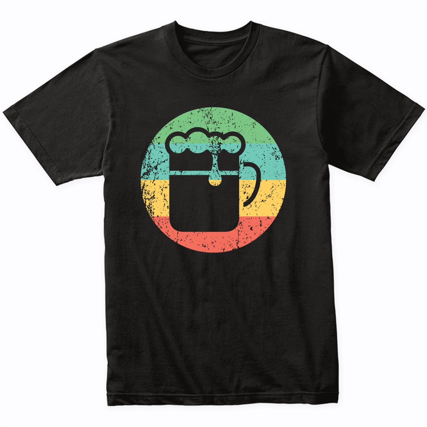 Craft Beer Drinker Shirt - Retro Beer Glass T-Shirt