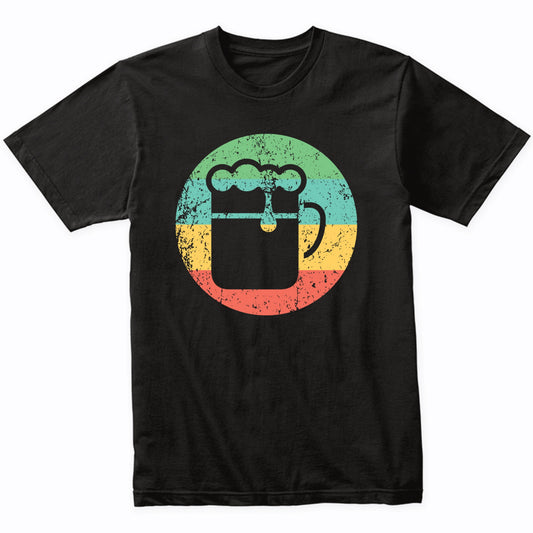 Craft Beer Drinker Shirt - Retro Beer Glass T-Shirt