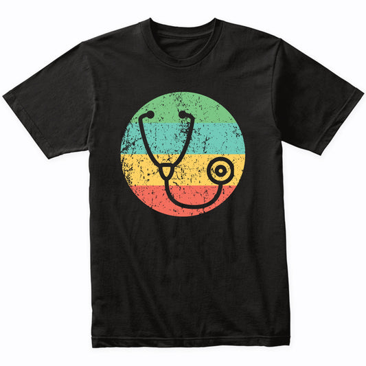 Doctor Nurse Shirt - Vintage Retro Stethoscope T-Shirt