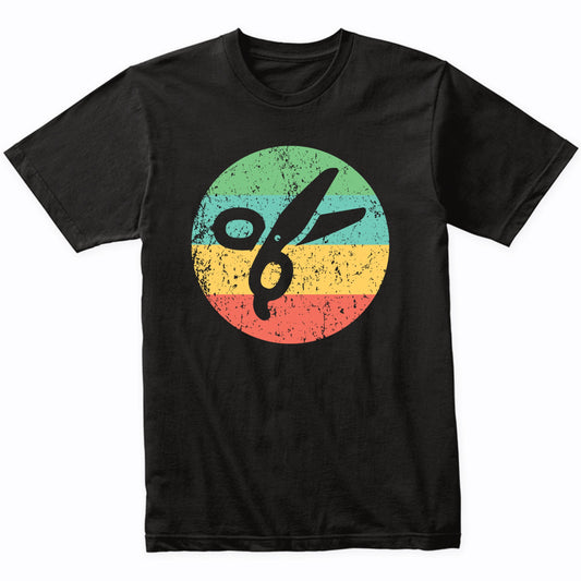 Barber Hairdresser Shirt - Vintage Retro Scissors Shirt