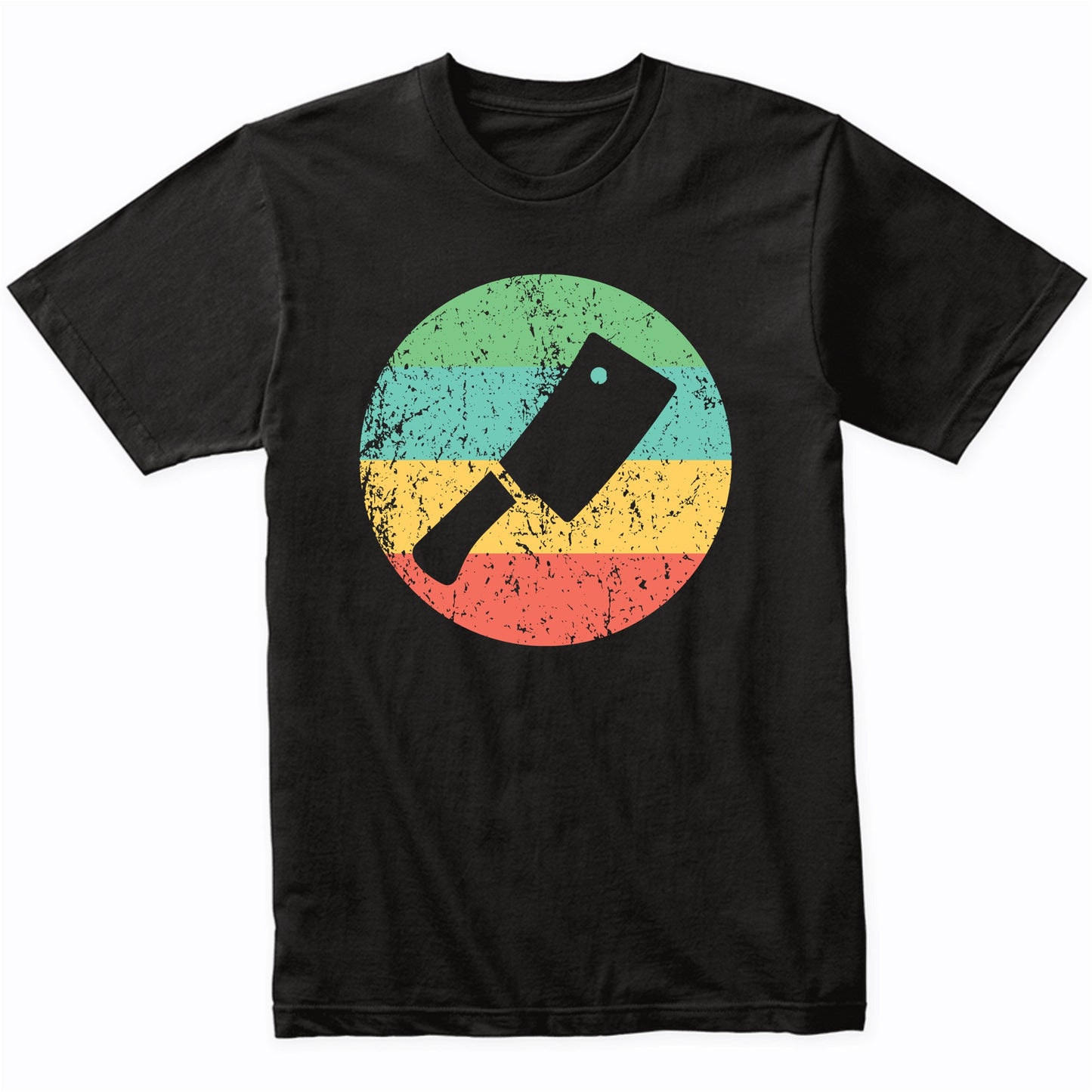 Butcher Shirt - Vintage Retro Meat Cleaver T-Shirt