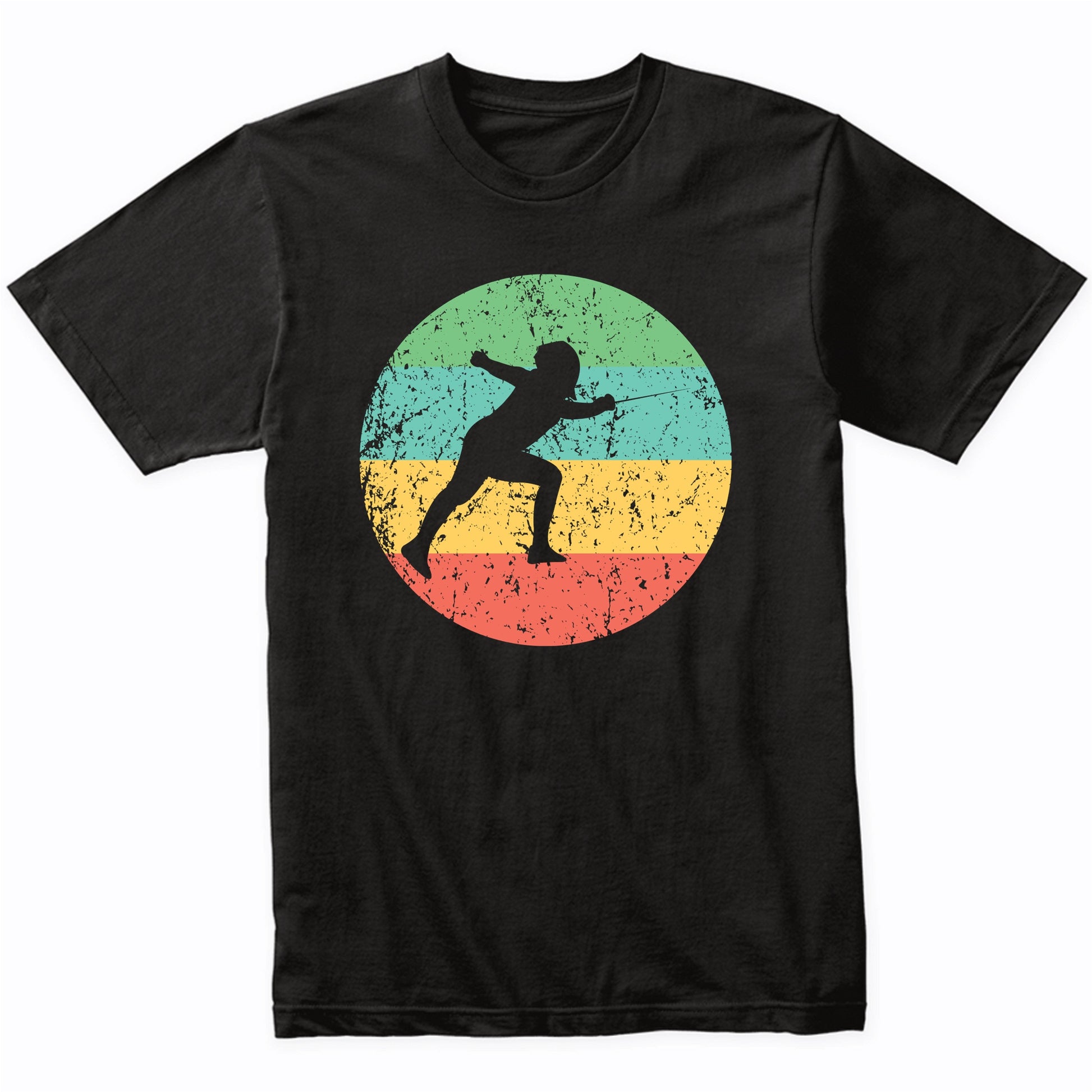 Fencing Shirt - Vintage Retro Fencer T-Shirt