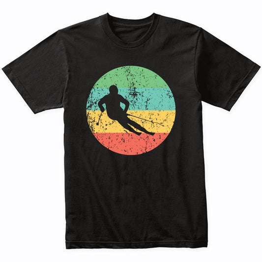 Skiing Shirt - Vintage Retro Skier T-Shirt