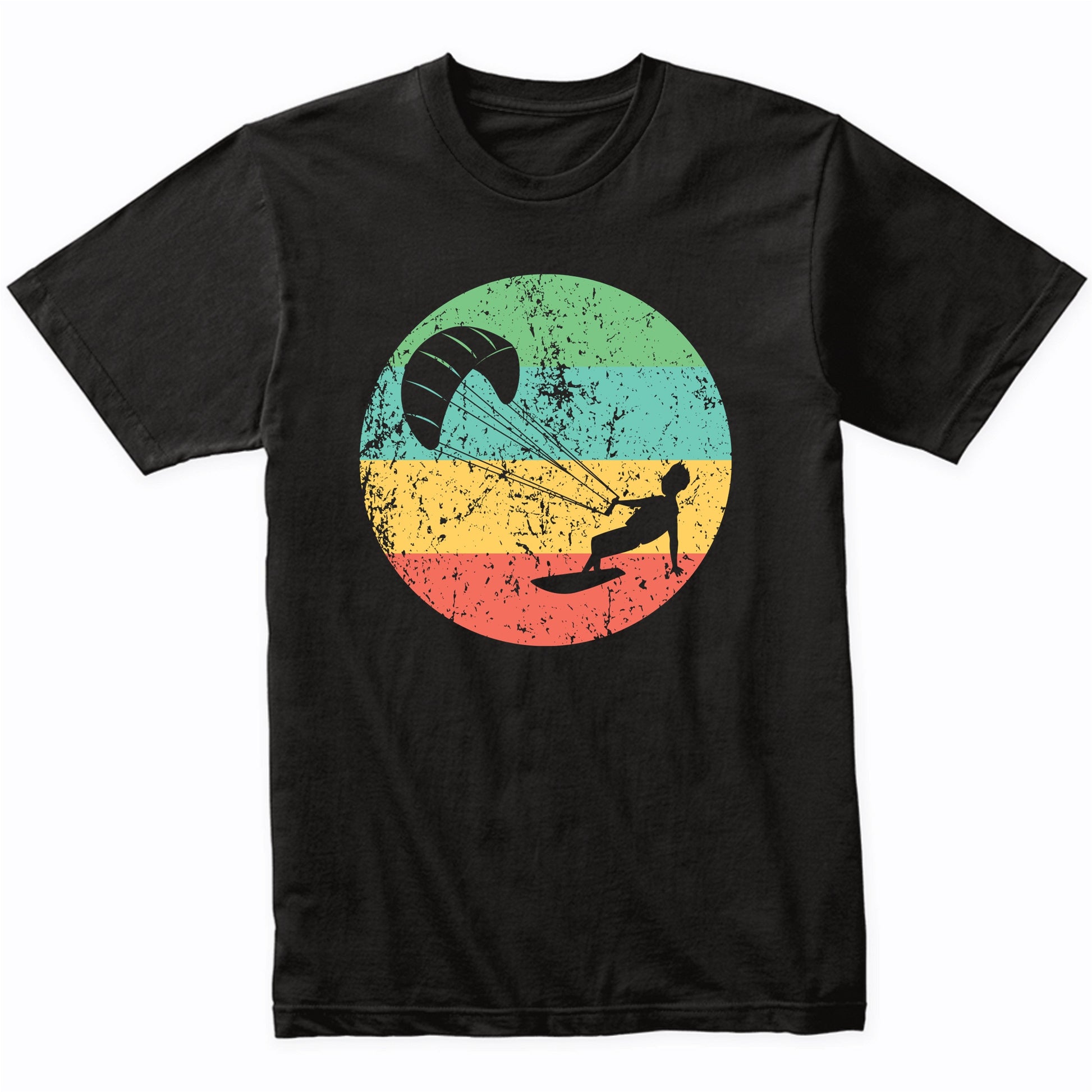 Kite Surfing Shirt - Vintage Retro Kite Surfer T-Shirt