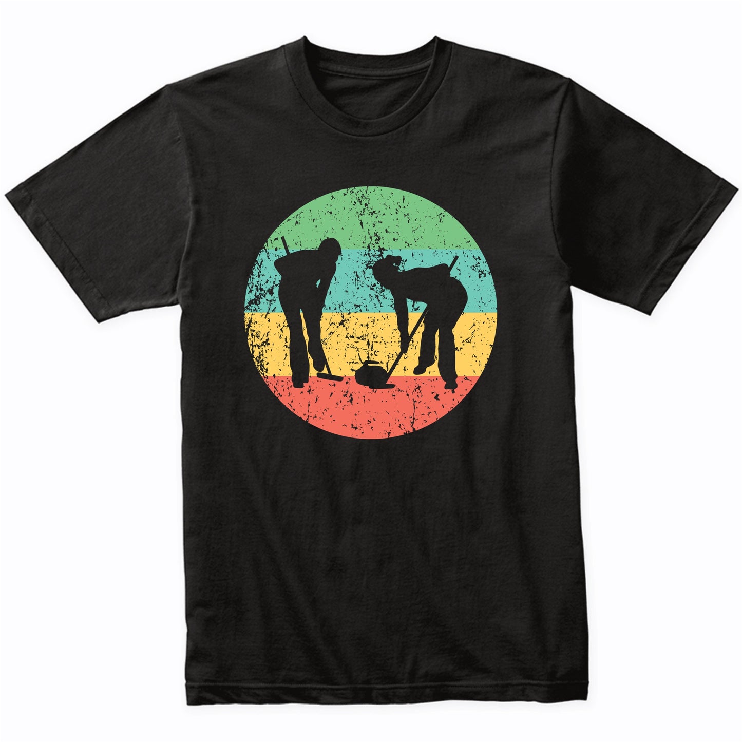 Curling Shirt - Vintage Retro Curler T-Shirt