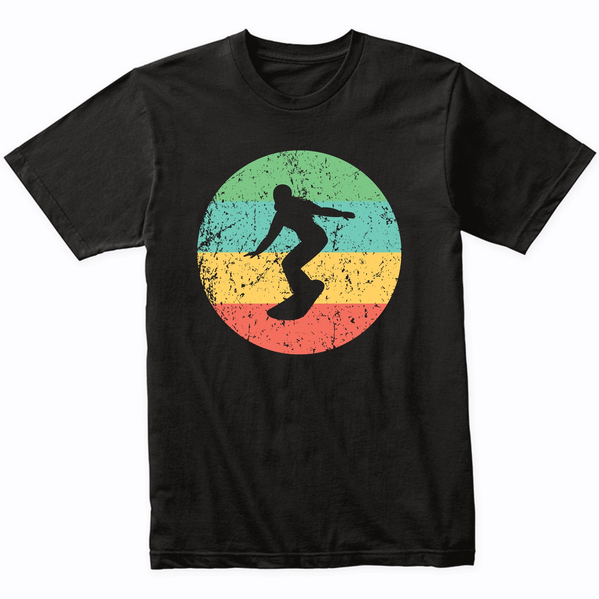 Snowboarding Shirt - Vintage Retro Snowboarder T-Shirt