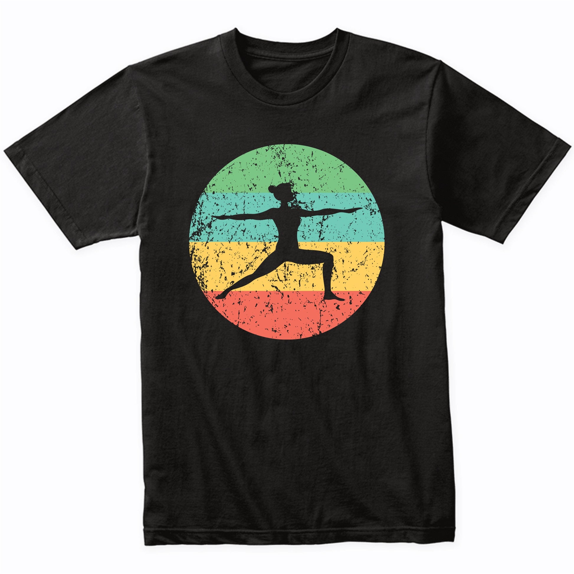 Yoga Shirt - Vintage Retro Yoga Pose T-Shirt