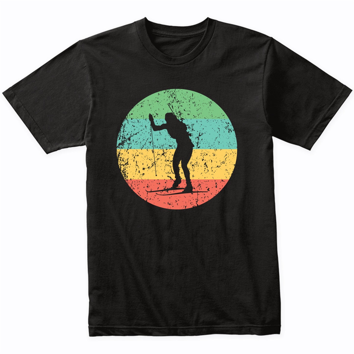 Biathlon Shirt - Vintage Retro Biathlete T-Shirt