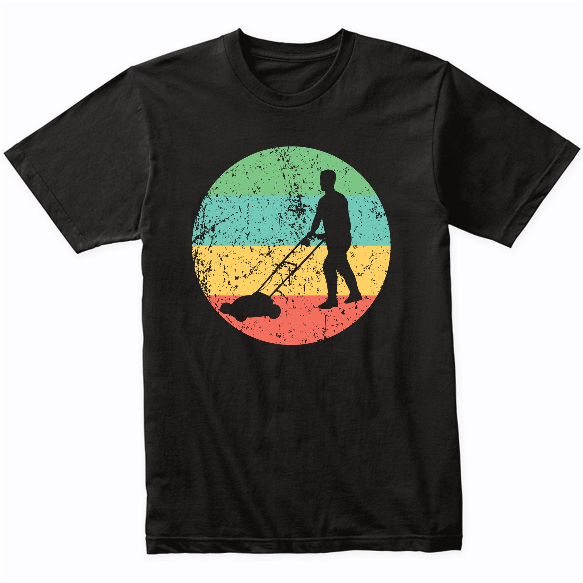 Lawnmowing Shirt - Vintage Retro Lawnmower T-Shirt