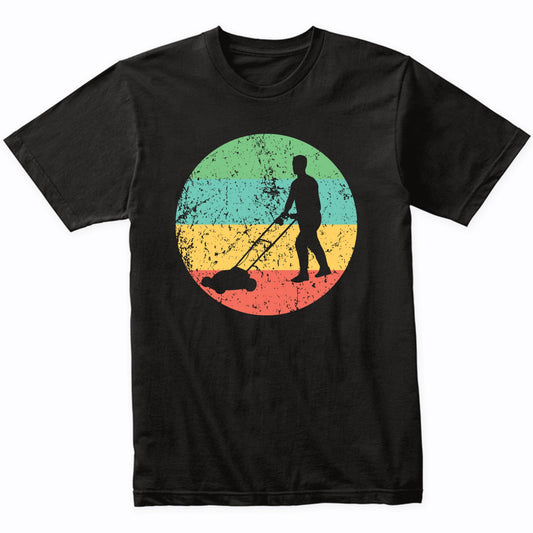 Lawnmowing Shirt - Vintage Retro Lawnmower T-Shirt