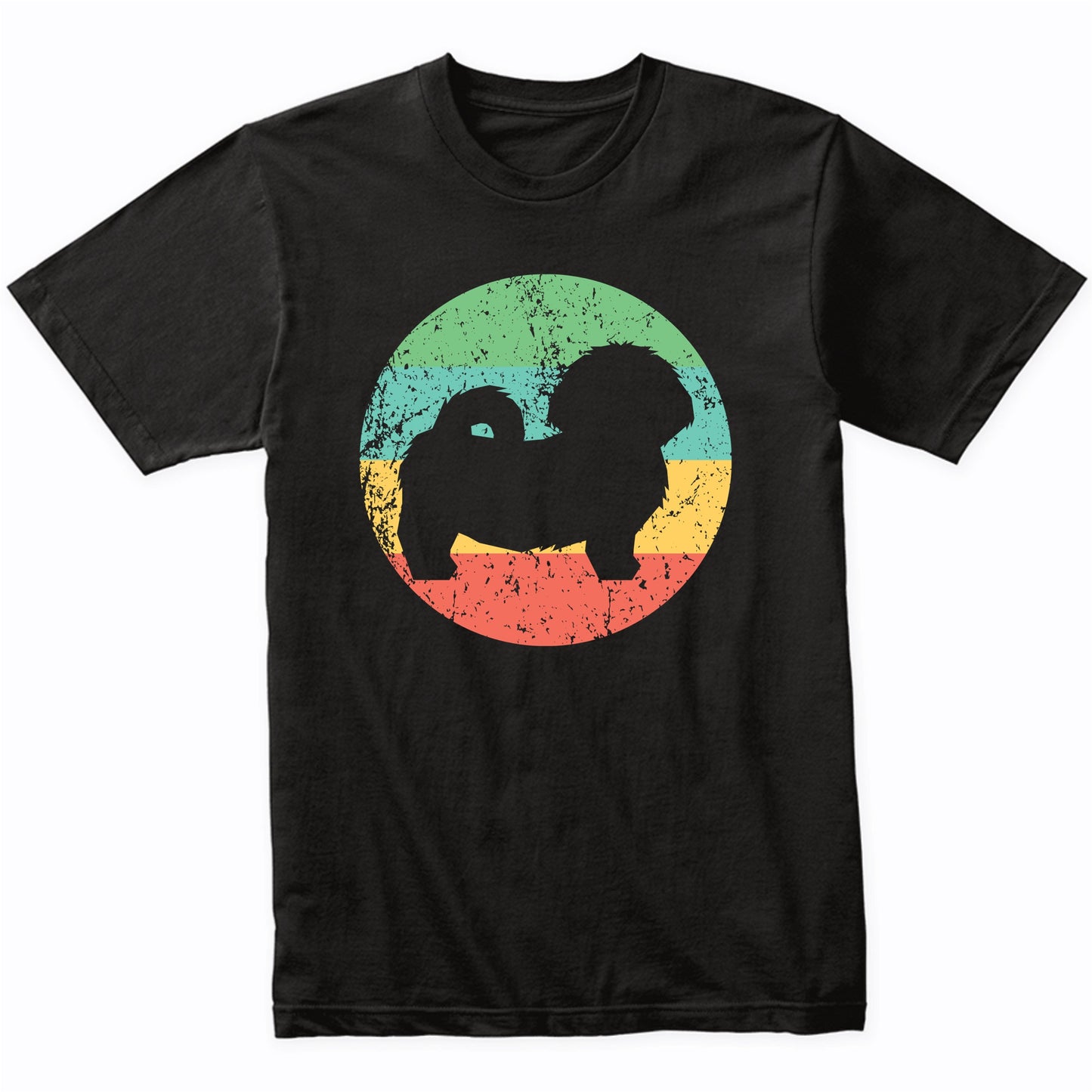 Shih Tzu Shirt - Vintage Retro Shih Tzu Dog T-Shirt