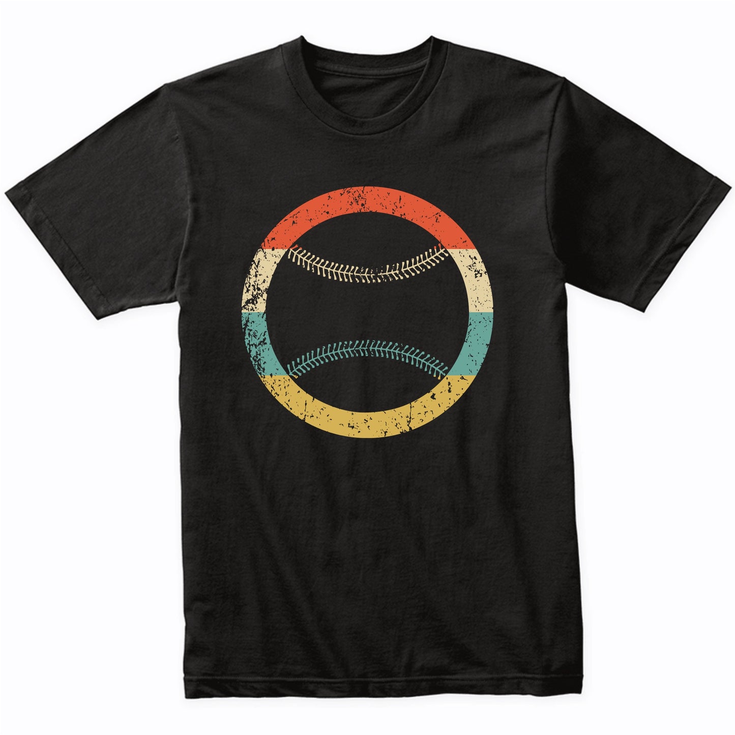 Softball Shirt - Retro Baseball Icon T-Shirt