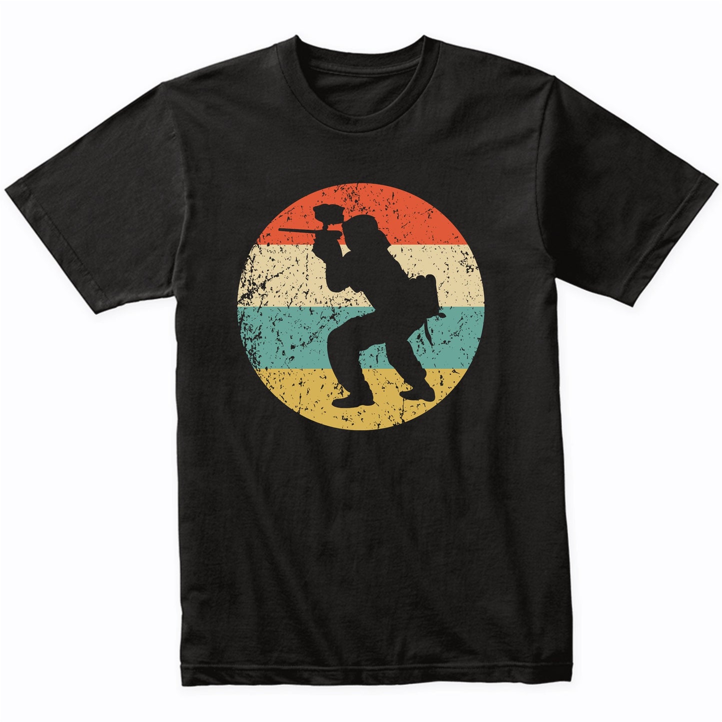 Paintball Shirt - Retro Paintball Player Icon T-Shirt