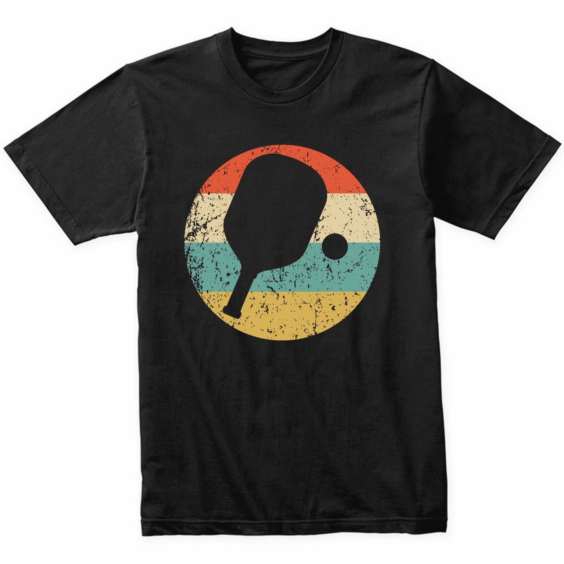 Pickleball Shirt - Retro Pickleball Paddle Icon T-Shirt