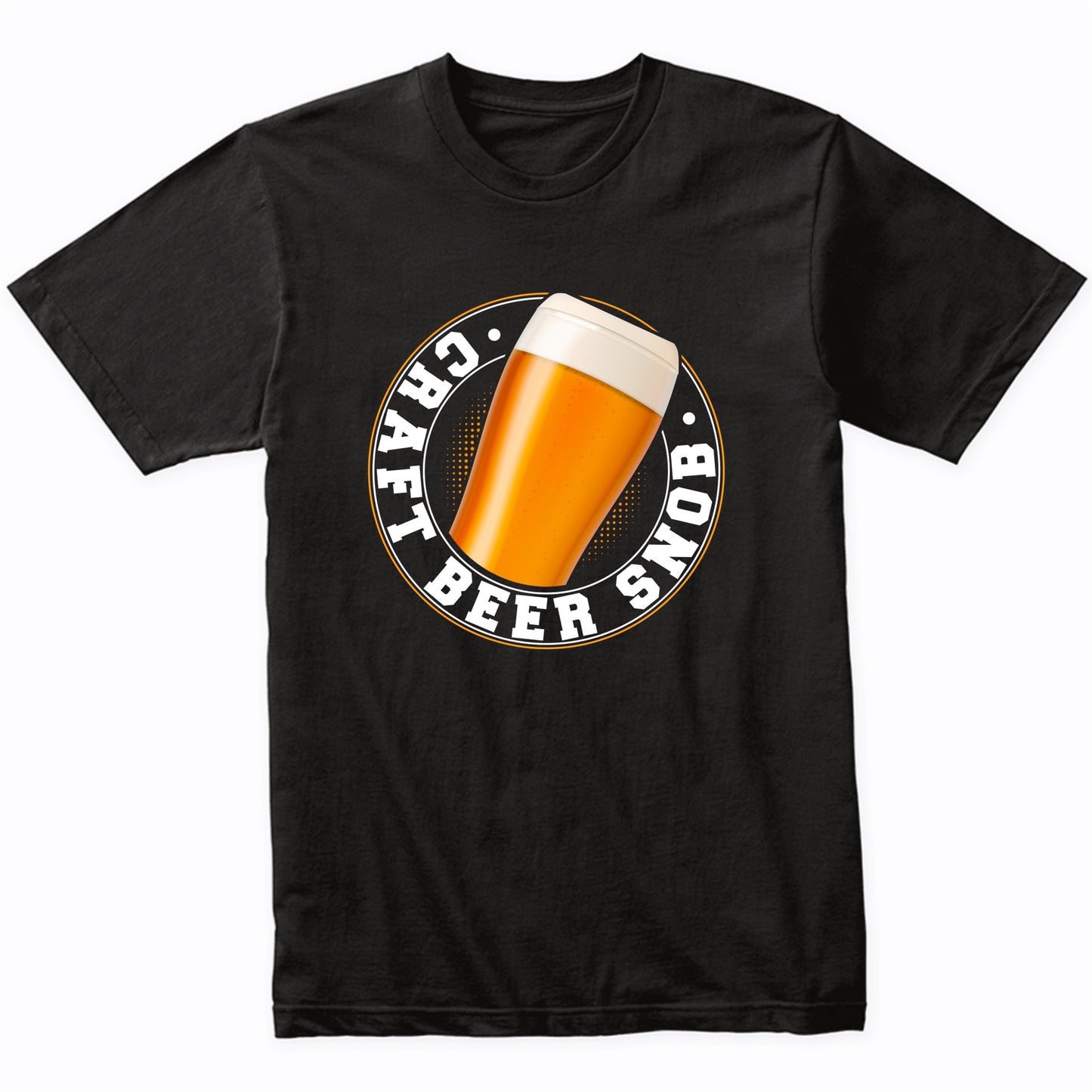 Craft Beer Snob Funny Drinking T-Shirt