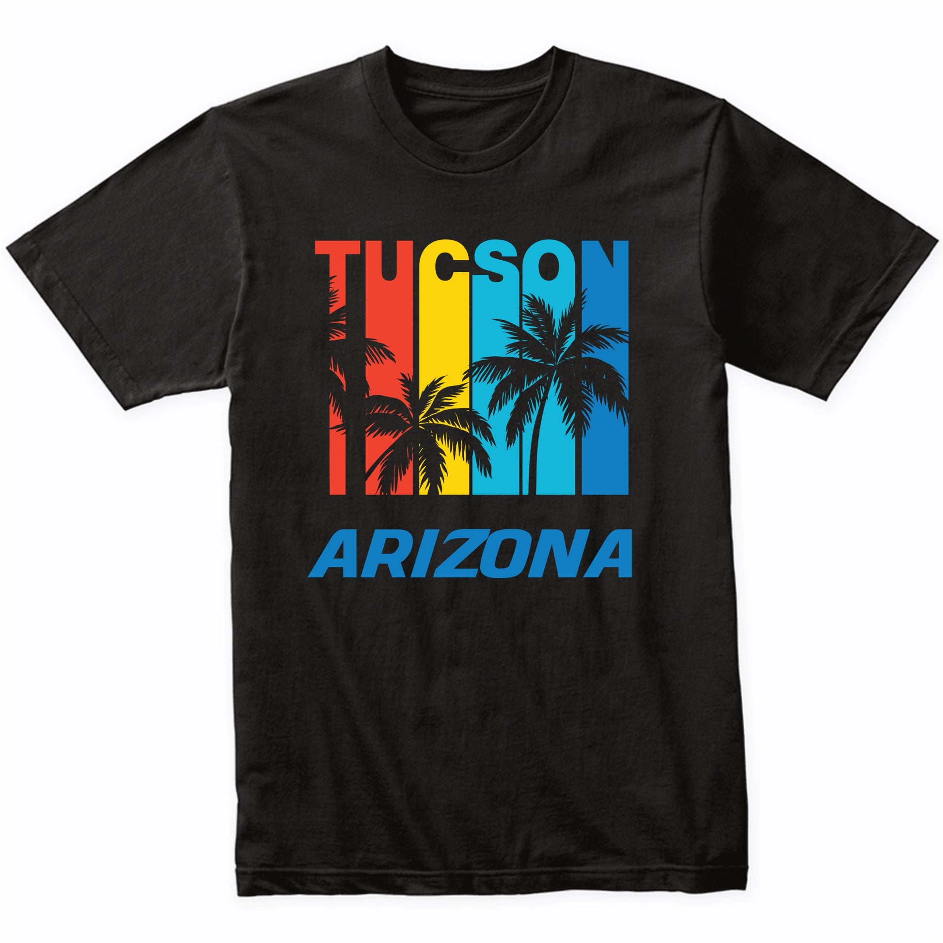 Retro Tucson Arizona Palm Trees Vacation T-Shirt