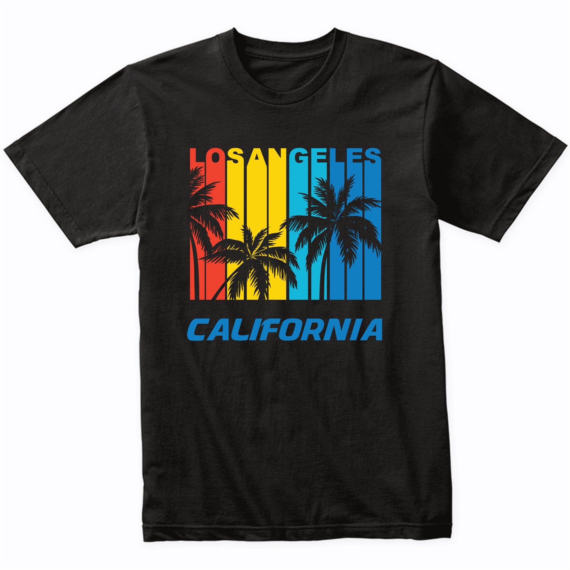Retro Los Angeles California Palm Trees Vacation T-Shirt
