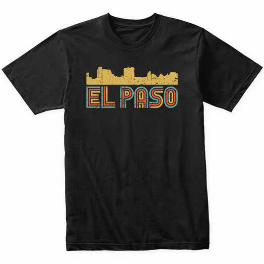 Retro El Paso Texas Skyline T-Shirt