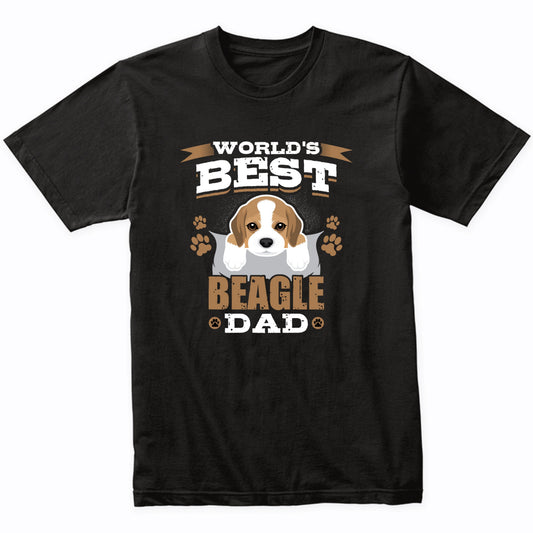 World's Best Beagle Dad Dog Owner T-Shirt
