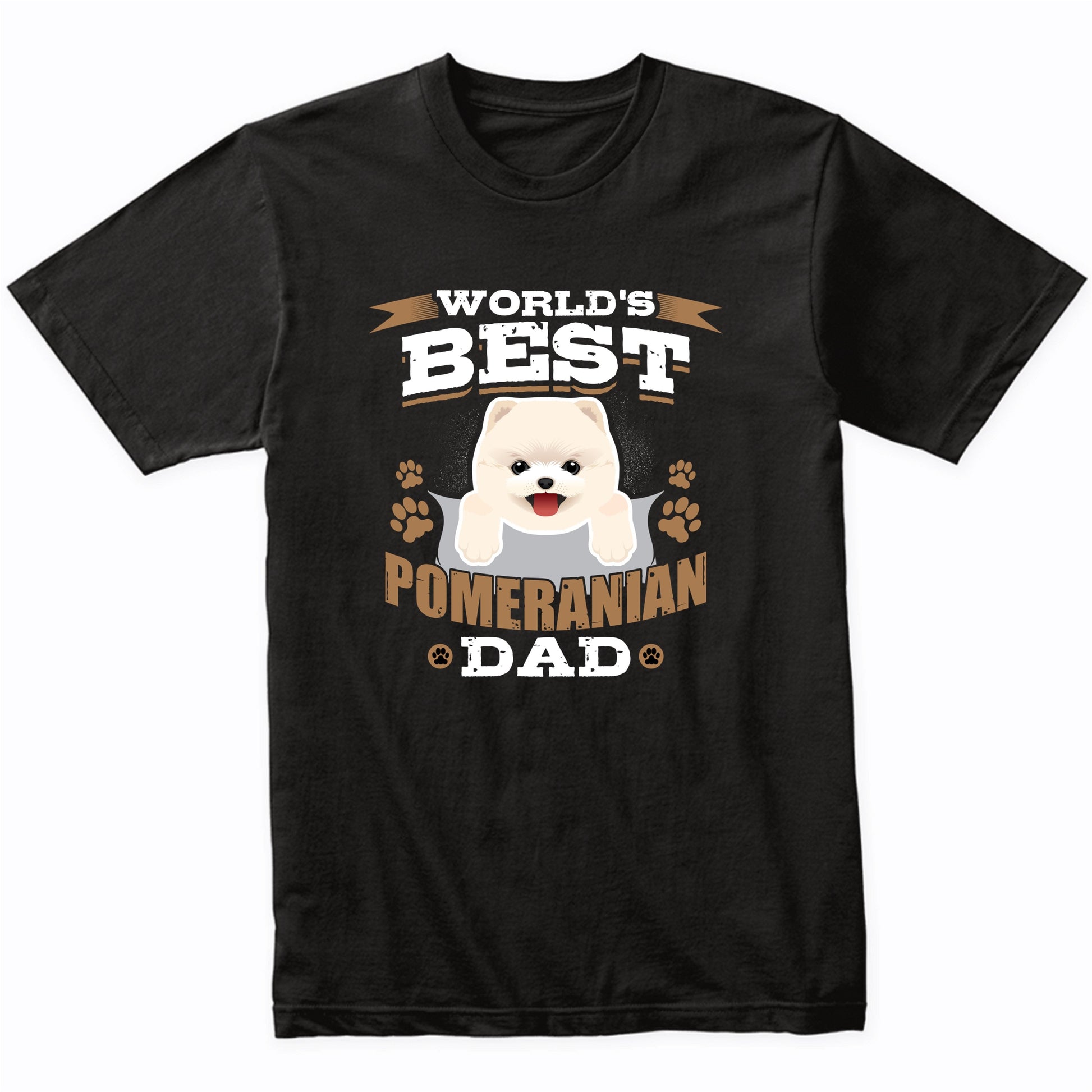 World's Best Pomeranian Dad Dog Owner T-Shirt