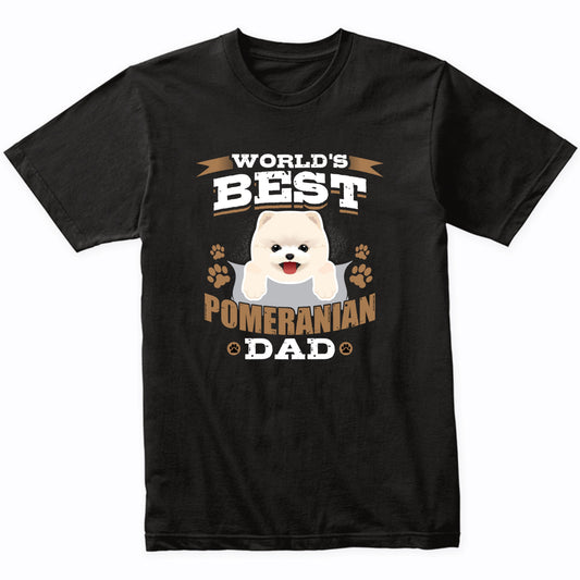 World's Best Pomeranian Dad Dog Owner T-Shirt