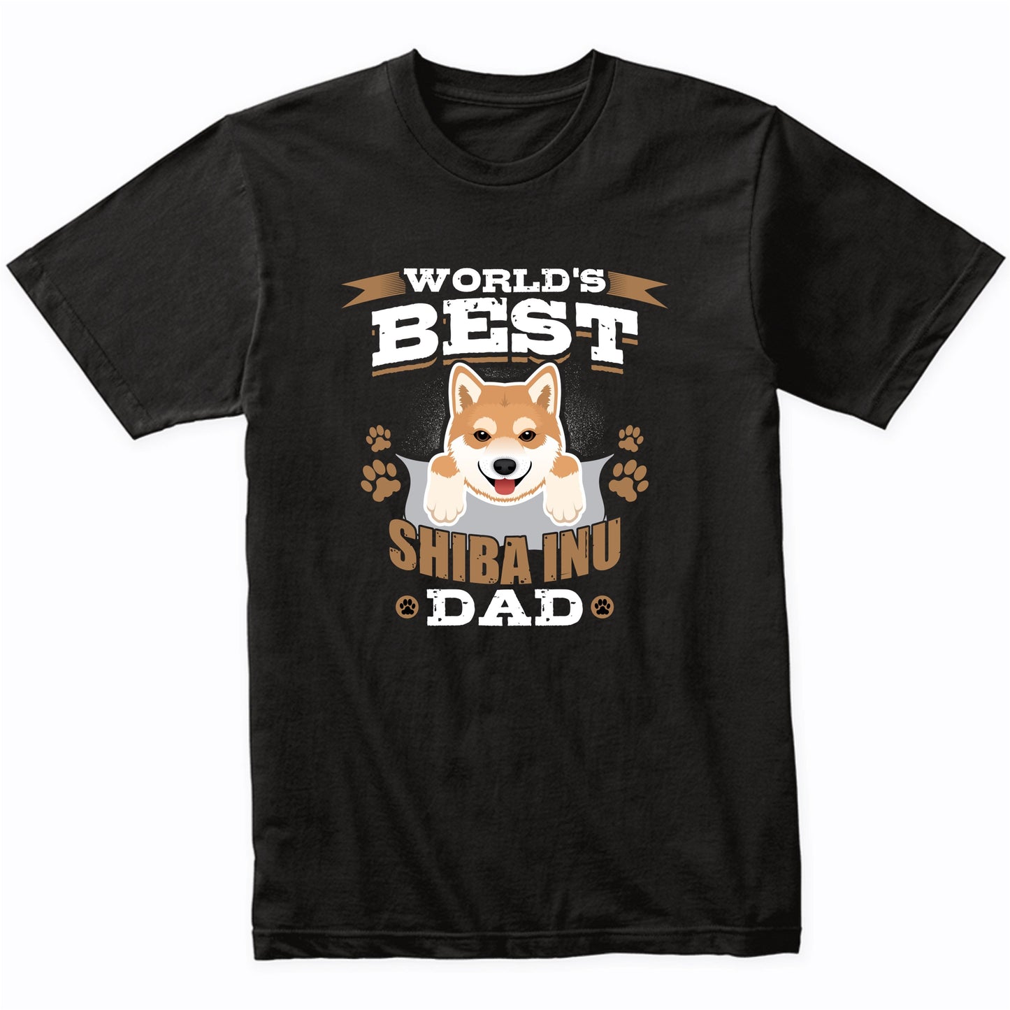 World's Best Shiba Inu Dad Dog Owner T-Shirt