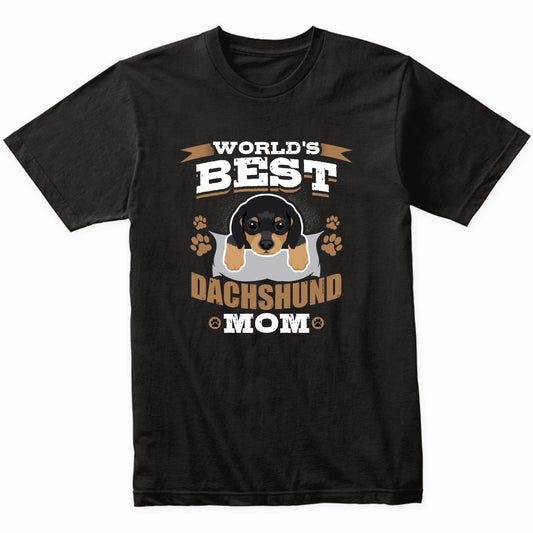 World's Best Dachshund Mom Dog Owner T-Shirt