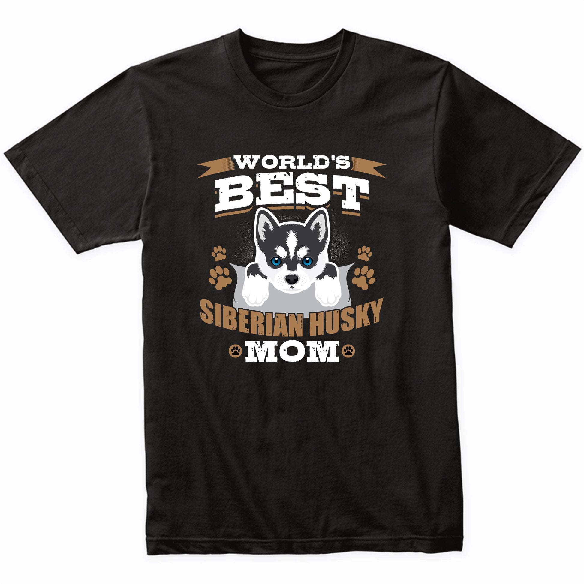 World's Best Siberian Husky Mom Dog Owner T-Shirt