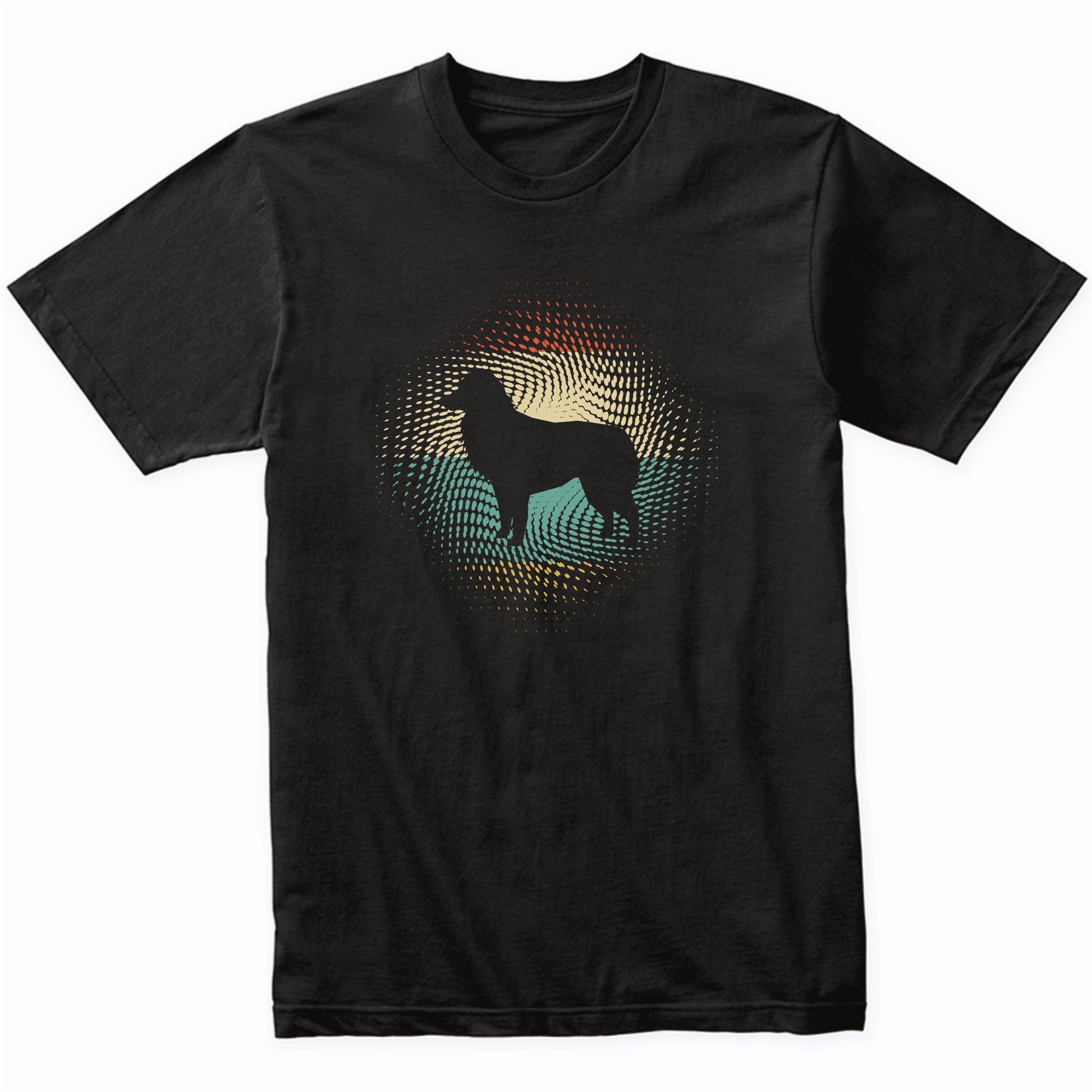 Vintage Retro Australian Shepherd Silhouette Dog Owner T-Shirt