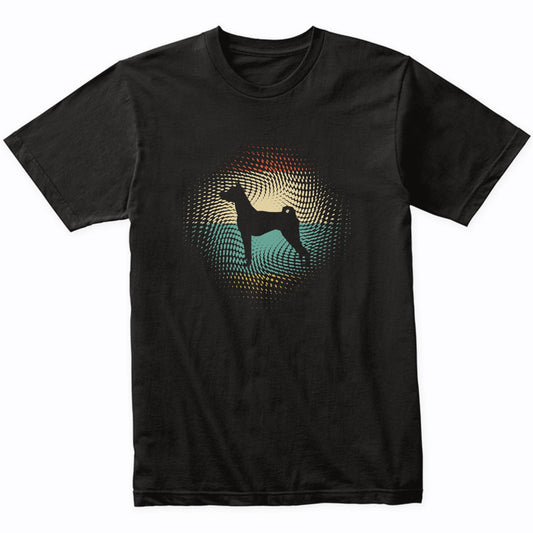 Vintage Retro Basenji Silhouette Dog Owner T-Shirt