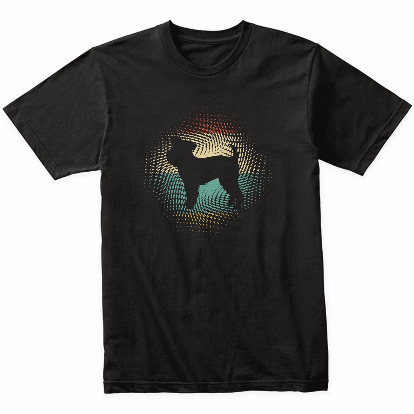 Vintage Retro Brussels Griffon Silhouette Dog Owner T-Shirt