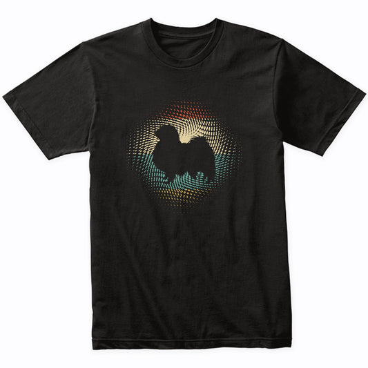 Vintage Retro Japanese Chin Silhouette Dog Owner T-Shirt