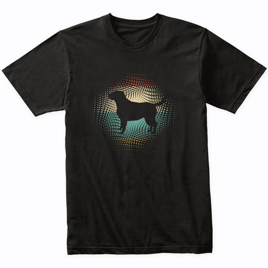 Vintage Retro Labrador Retriever Silhouette Dog Owner T-Shirt