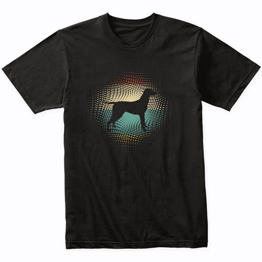 Vintage Retro Vizsla Silhouette Dog Owner T-Shirt