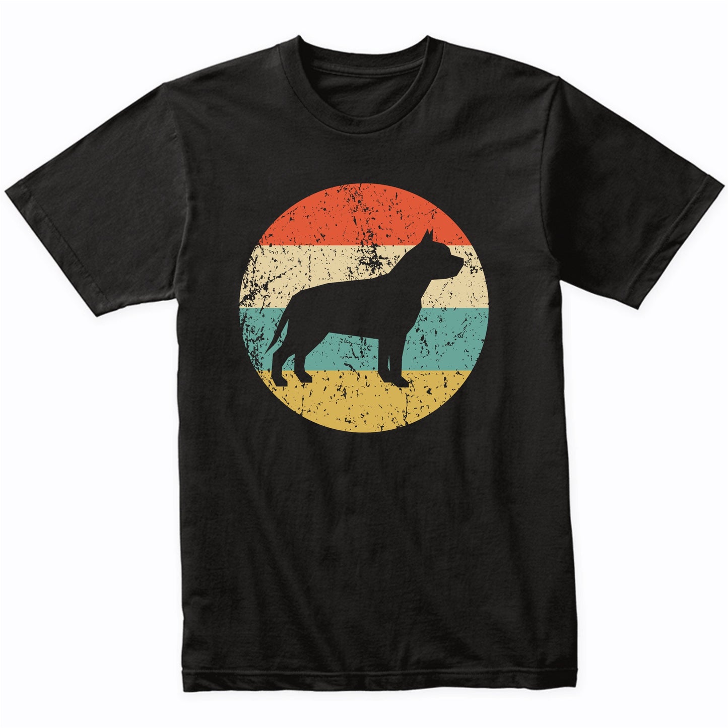 Pit Bull Retro Style Dog T-Shirt