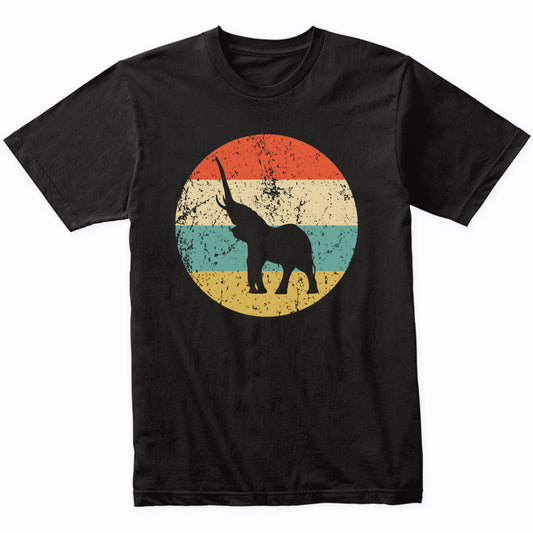 Elephant Retro Style Animal T-Shirt