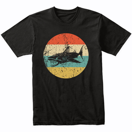 Great White Shark Retro Style Megalodon T-Shirt