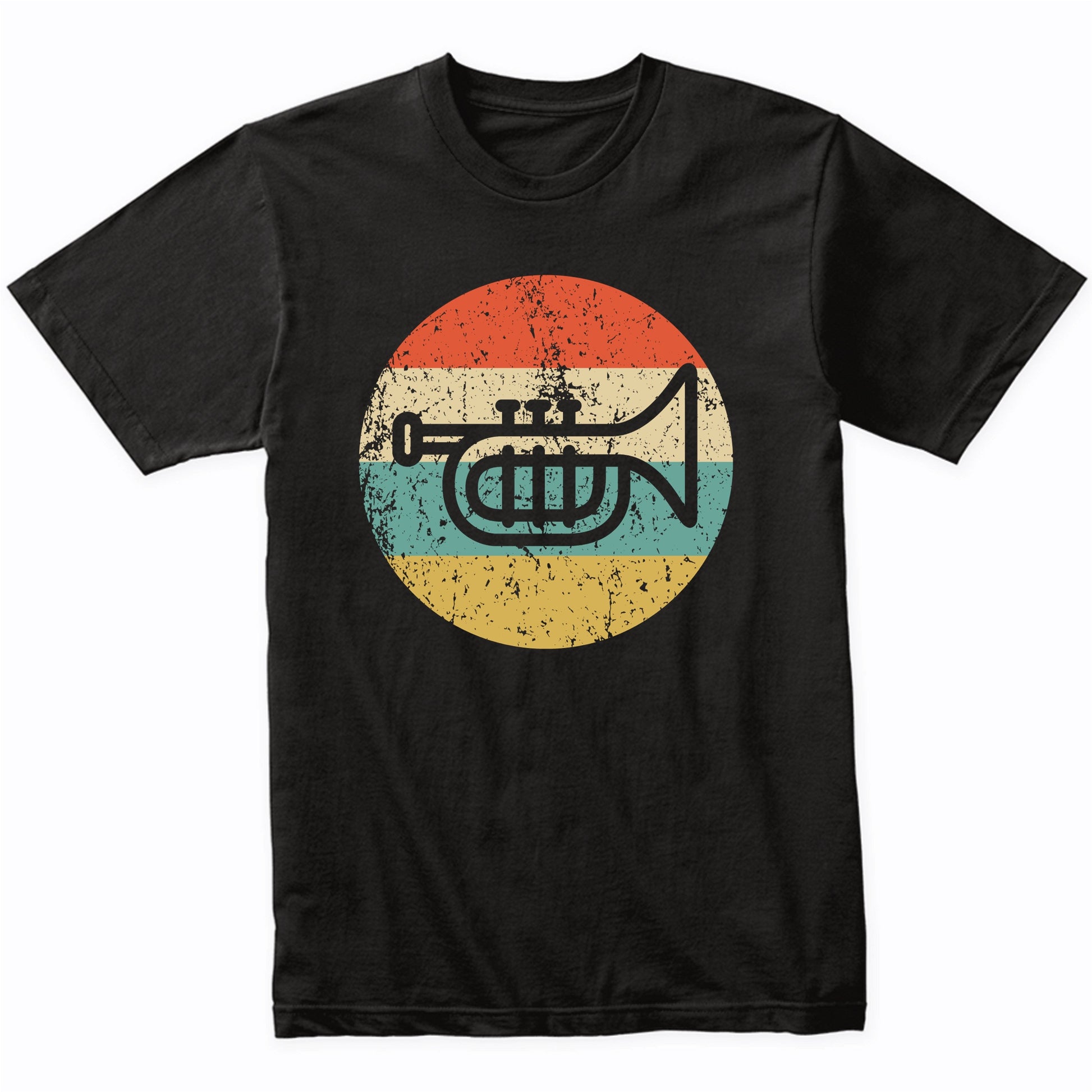 Trumpet Retro Style Music T-Shirt