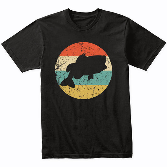 Bass Fish Retro Style Fishing T-Shirt