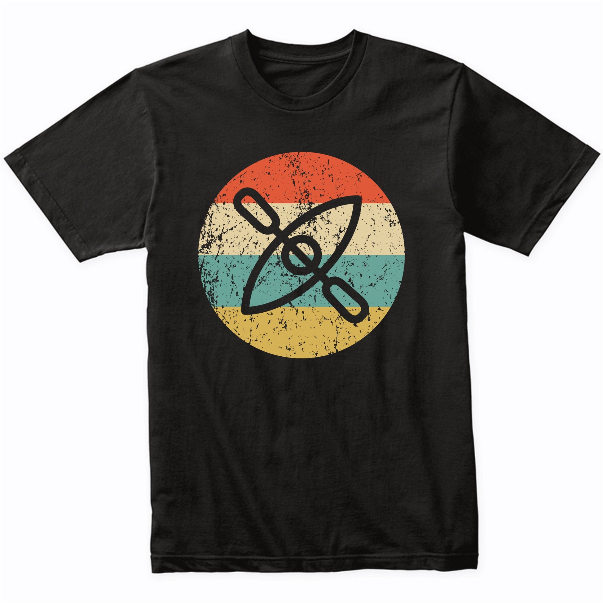 Kayak Retro Style Kayaking T-Shirt